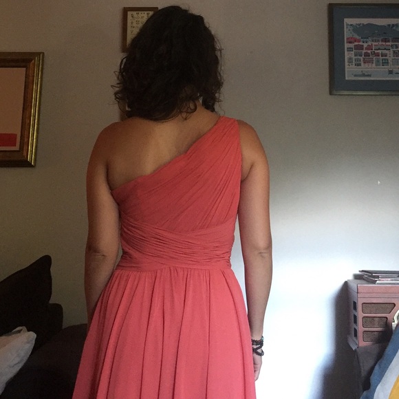 Bari Jay salmon bridesmaid dress - Picture 2 of 2